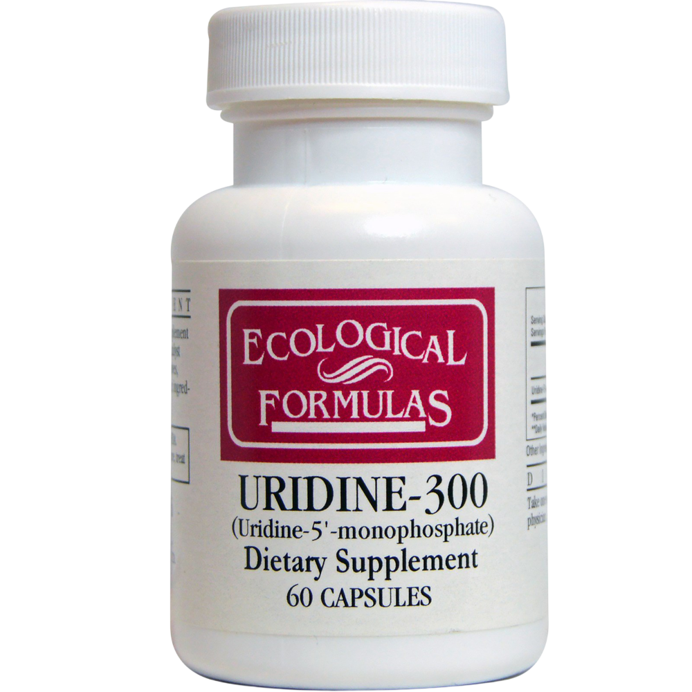 Ecological Formulas Uridine 300 (Reduces Abnormal Brain Nerve Firings)