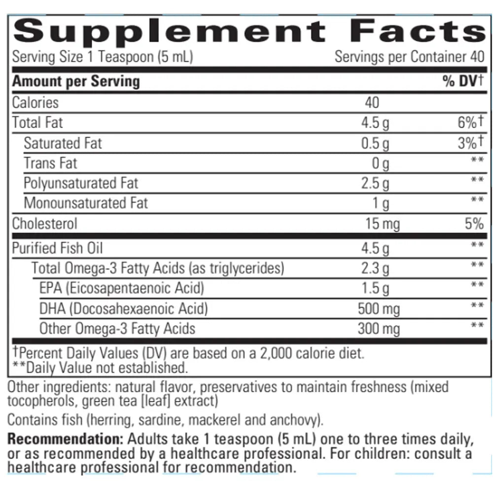 Integrative Therapeutics Pure Omega Liquid