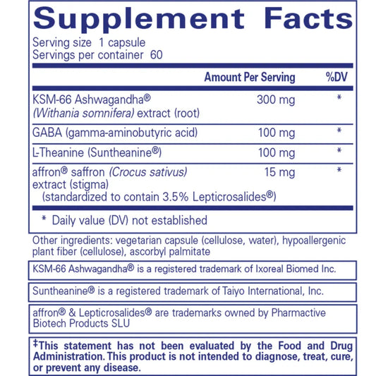 Pure Encapsulations Daily Calm