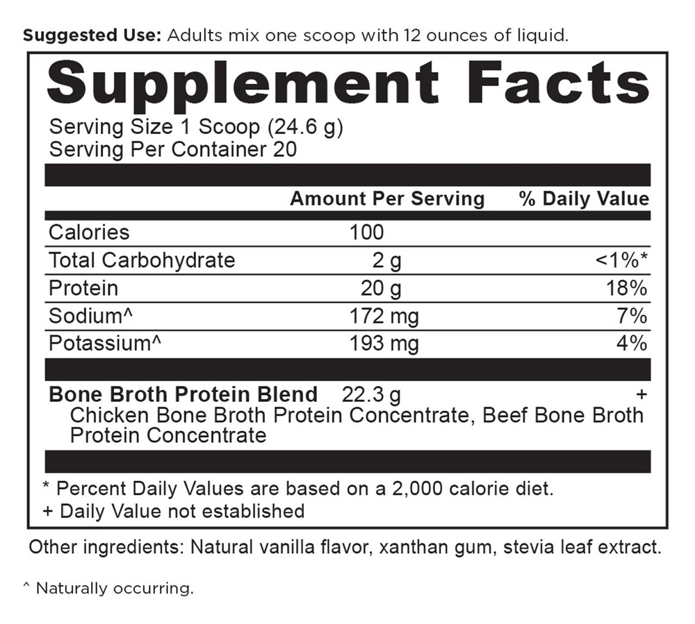 Ancient Nutrition Bone Broth Protein (Vanilla), 20 Servings