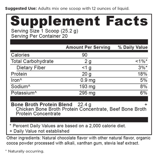 Ancient Nutrition Bone Broth Protein (Chocolate), 20 Servings