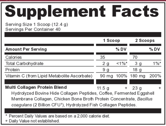 Ancient Nutrition Multi Collagen Protein (Cold Brew), 40 Servings