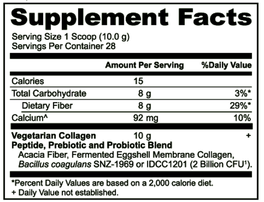Ancient Nutrition Vegetarian Collagen Peptides Powder, 28 Servings
