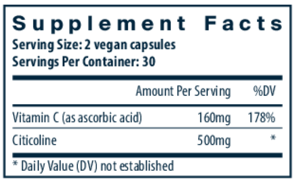 Vital Nutrients Citicoline (60 Capsules)