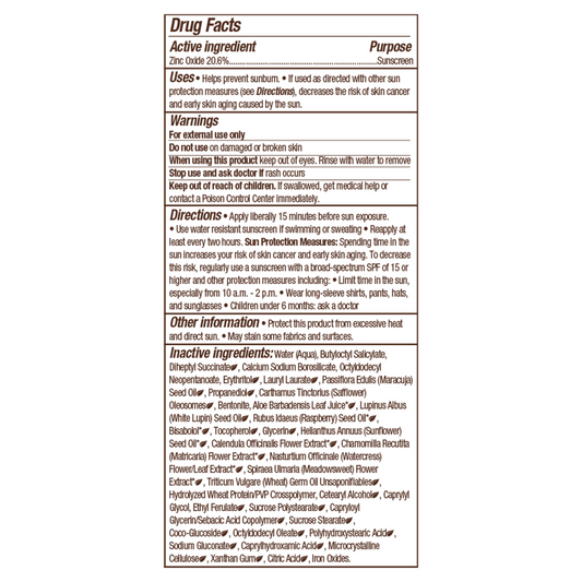 Babo Botanicals Daily Sheer Tinted Mineral Sunscreen Fluid SPF50