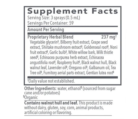 Biocidin® TS Daily Herbal Throat Spray