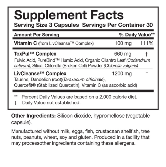 Researched Nutritional's ToxinPul