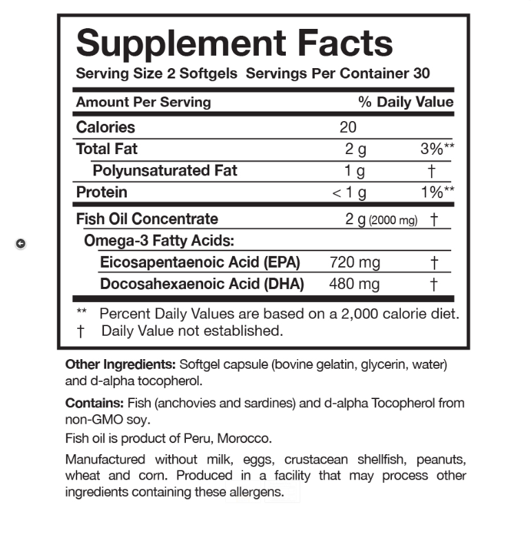 Researched Nutritionals Omega 3 Plus