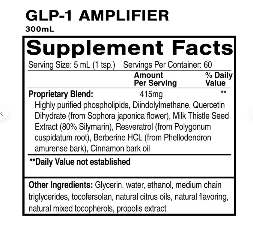 Quicksilver GLP-1 Amplifier (300 ml)