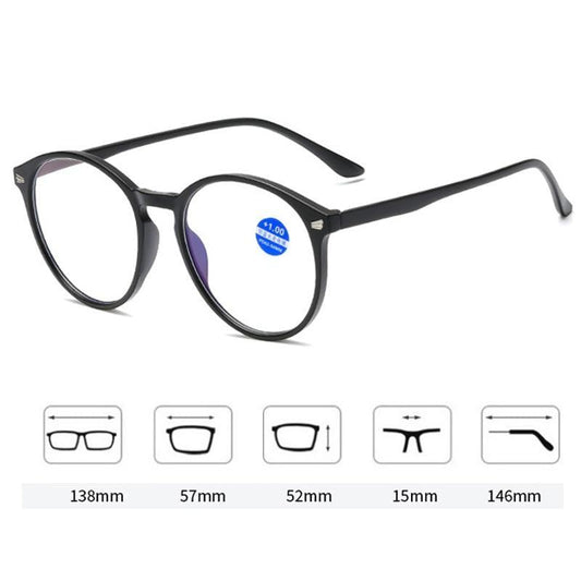 Blue Light Blocking Glasses - Women/Men Reading Glasses Vintage Business Also Blue Light Blocking Glasses Women Men Clear Lens Frame Eyewear Frame Reading Gaming Glasses +1.0 +1.5 +2.0 +2.5 +3.0 +3.5