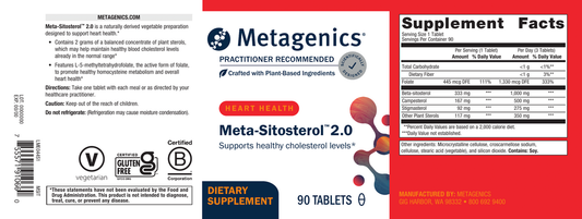 Metagenics Meta-Sitosterol 2.0 (90 Tablets)