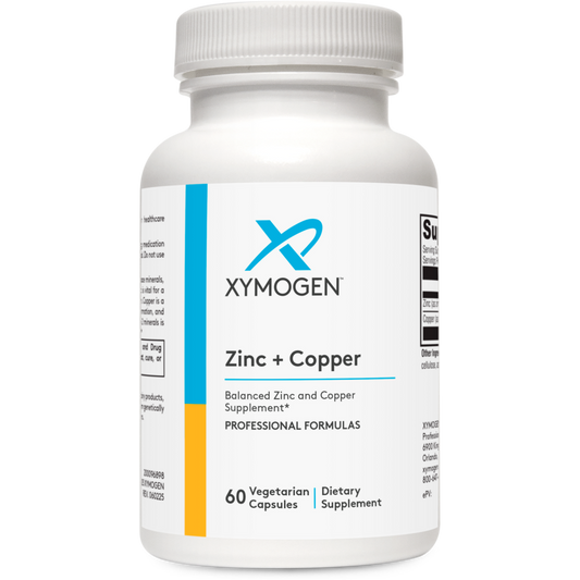 Xymogen Zinc + Copper (Essential For Treating Iron Anemia)