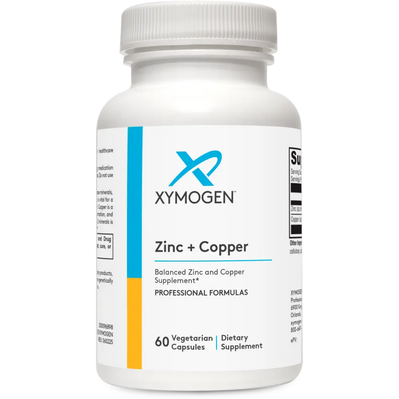 Xymogen Zinc + Copper (Essential For Treating Iron Anemia)