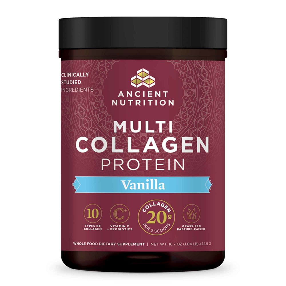 Ancient Nutrition Multi Collagen Protein (Vanilla), 45 Servings