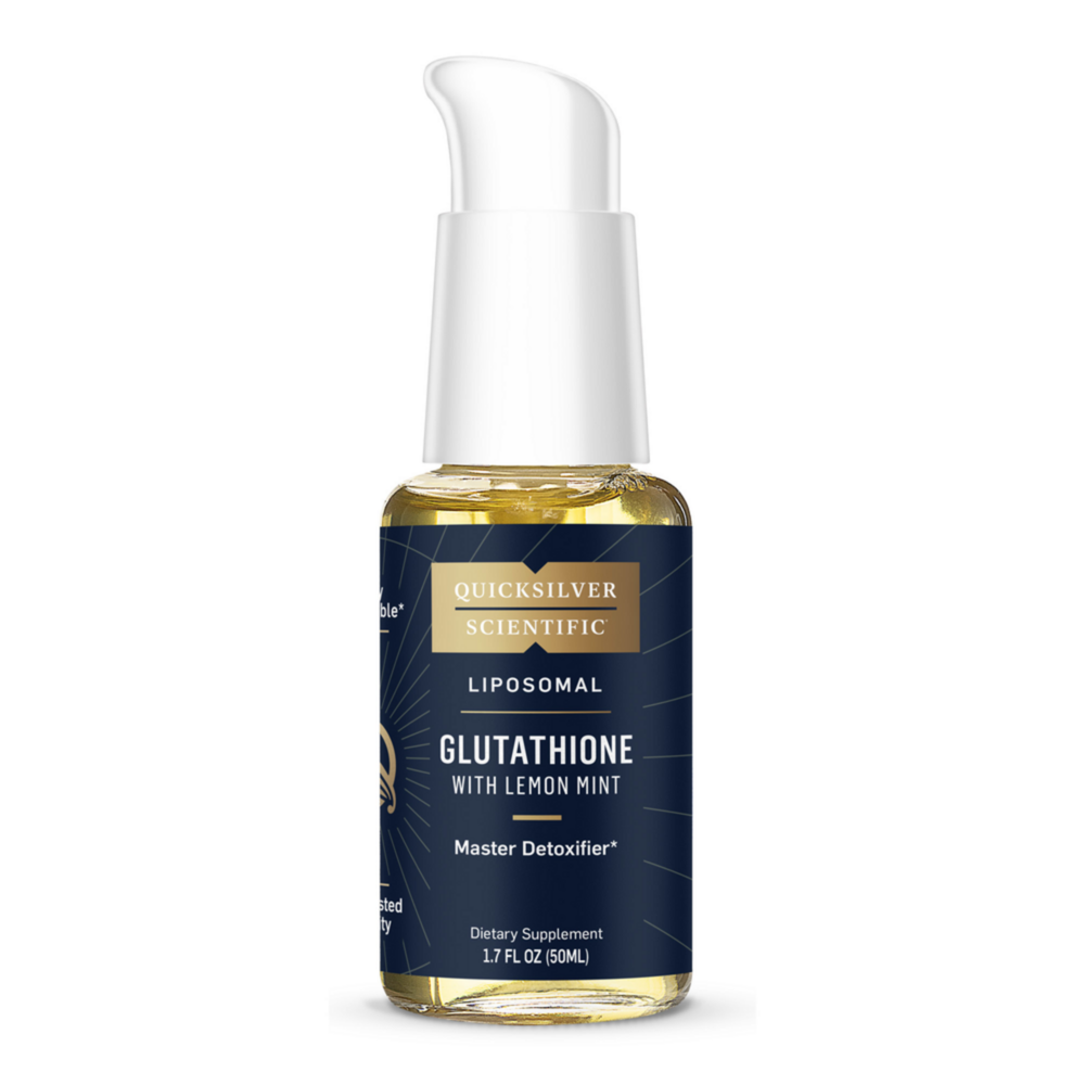 Quicksilver Liposomal Glutathione, Lemon Mint Flavor