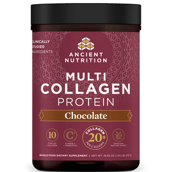 compare product Ancient Nutrition Multi Collagen Protein (Chocolate), 40 Servings
