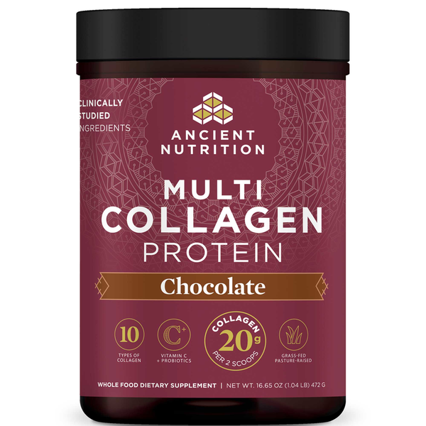 Ancient Nutrition Multi Collagen Protein (Chocolate), 40 Servings