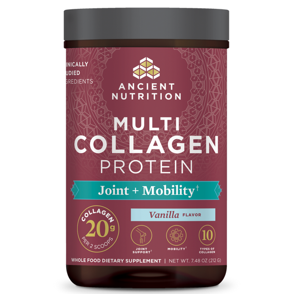 Ancient Nutrition Multi Collagen Capsules Joint & Mobility, 20 Servings