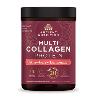 compare product Ancient Nutrition Multi Collagen Protein (Strawberry Lemonade), 45 Servings