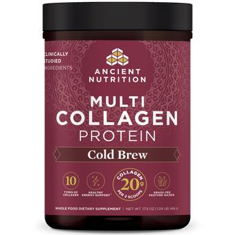 compare product Ancient Nutrition Multi Collagen Protein (Cold Brew), 40 Servings
