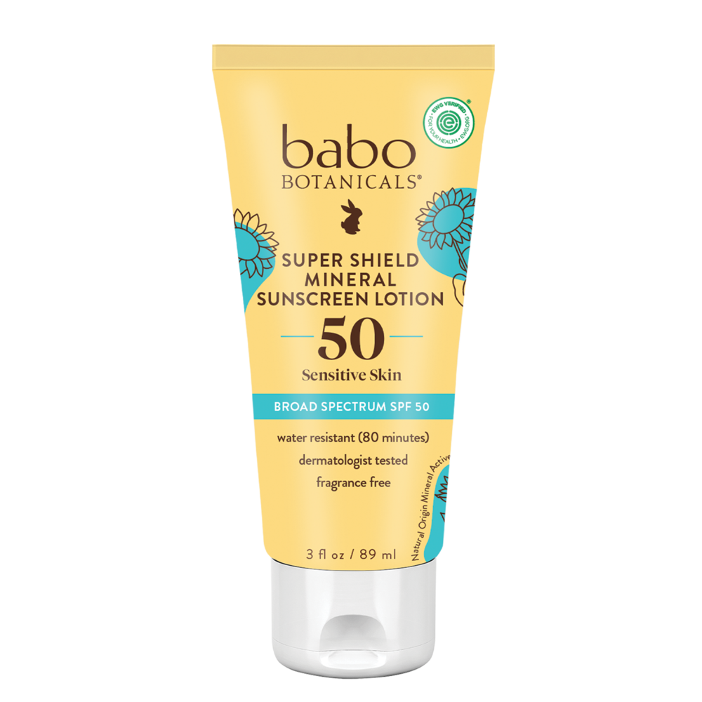 Babo Botanicals Super Shield Mineral Sunscreen Lotion SPF50