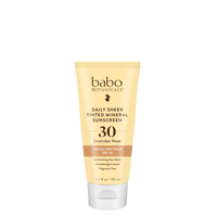 Babo Botanicals Daily Sheer Tinted Mineral Sunscreen Lotion SPF30 - Natural Glow