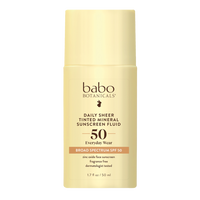 Babo Botanicals Daily Sheer Tinted Mineral Sunscreen Fluid SPF50