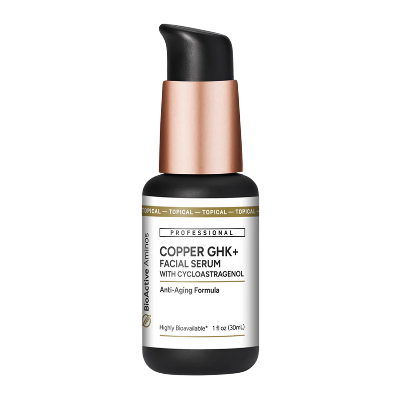 Quicksilver Copper GHK+ Facial Serum with Cycloastragenol