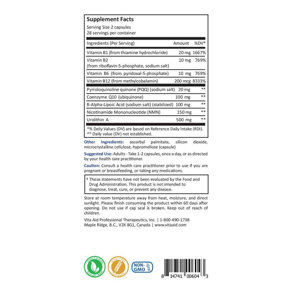 Vita Aid Professional Therapeutics Mito+ (Urolithin A)