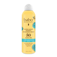 Babo Botanicals Super Shield Mineral Sunscreen Spray SPF50