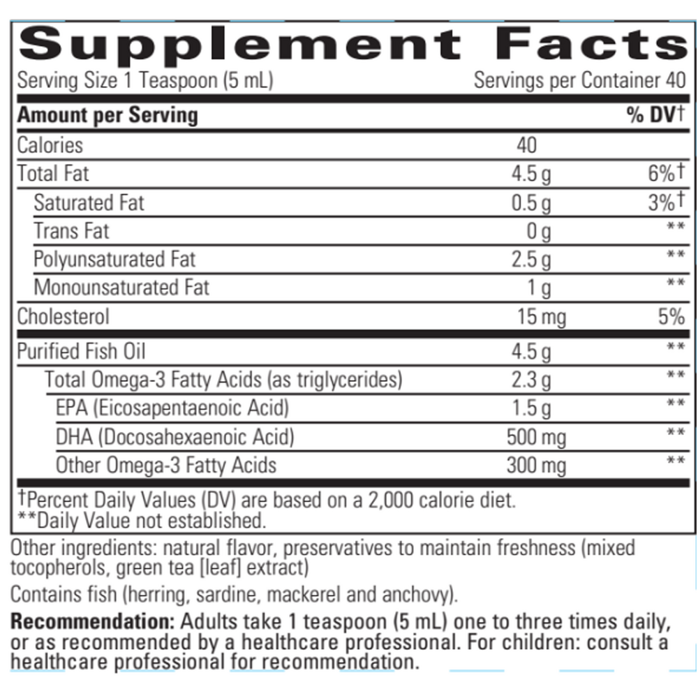 Integrative Therapeutics Pure Omega Liquid