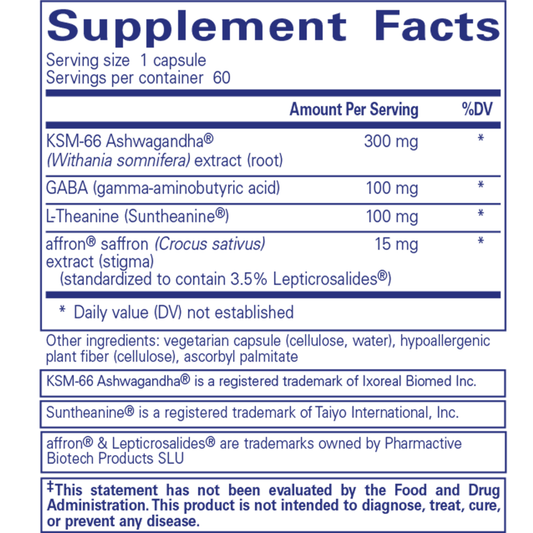 Pure Encapsulations Daily Calm