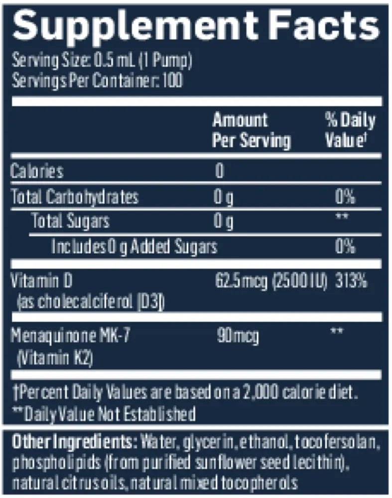 Quicksilver Nanoemulsified D3K2
