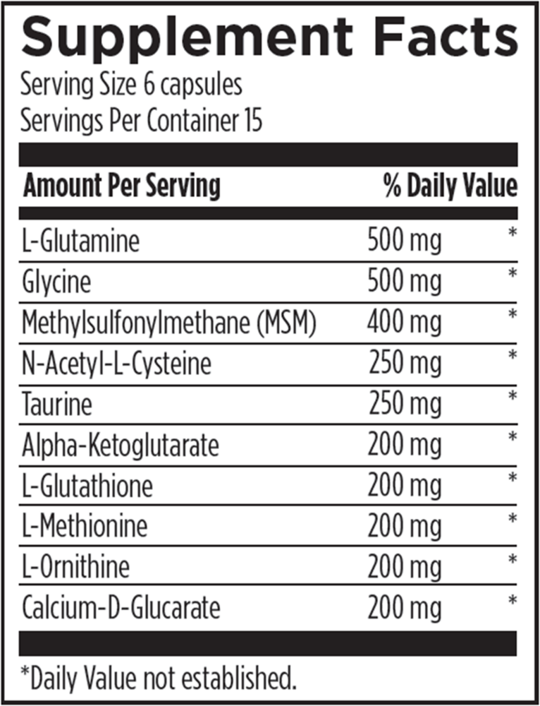 Designs For Health Amino Detox (90 Count)