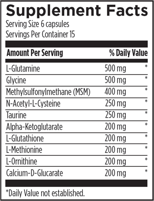 Designs For Health Amino Detox (90 Count)