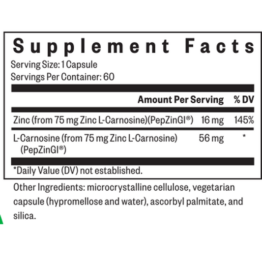 Seeking Health Zinc Carnosine