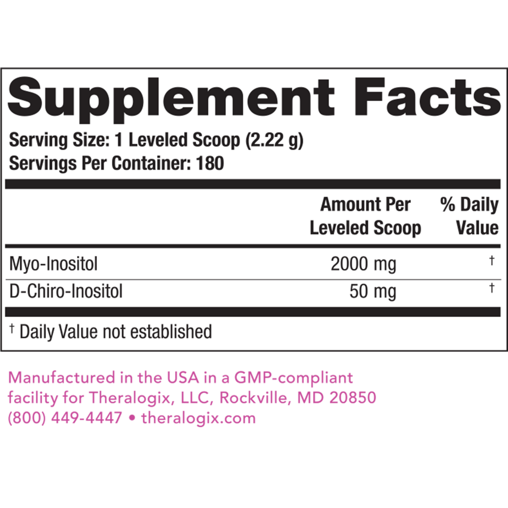 Theralogix Ovasitol® Inositol Powder Supplement (90 day supply)
