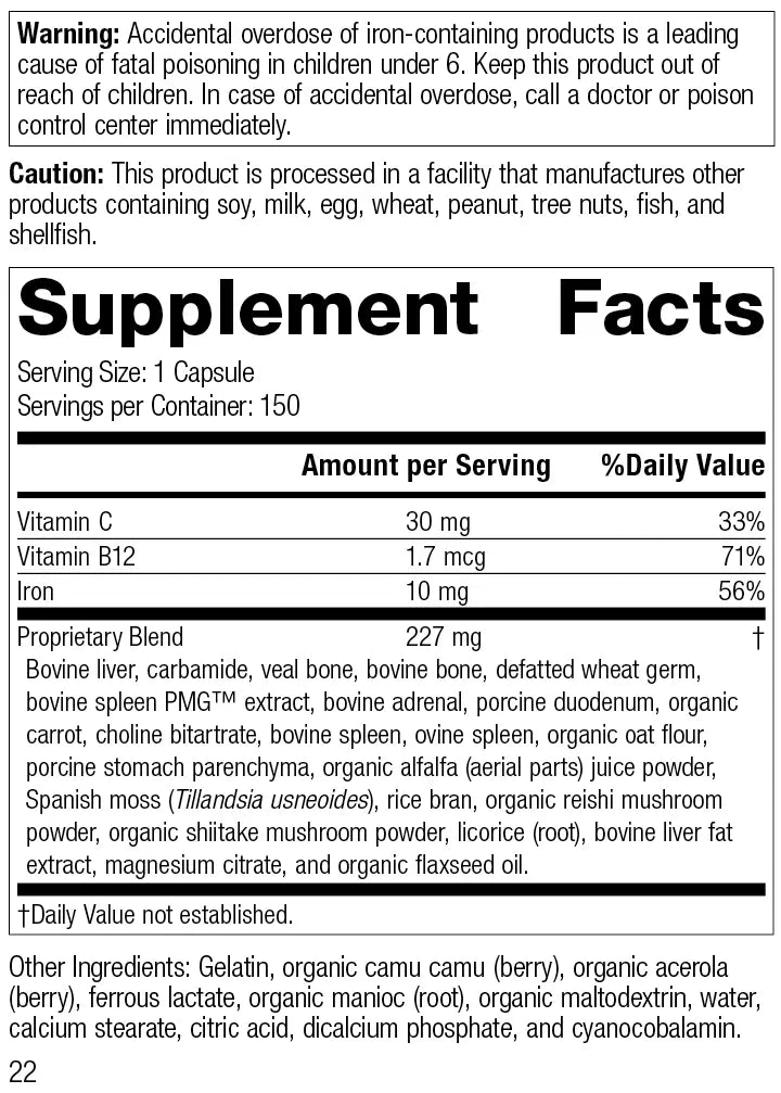 FerroFood Iron Support 150 Count Bottle