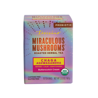 Chaga Ashwagandha Butterscotch Cream Mushroom Herbal Tea