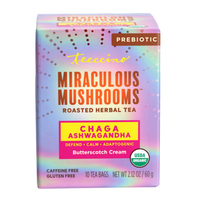 Chaga Ashwagandha Butterscotch Cream Mushroom Herbal Tea