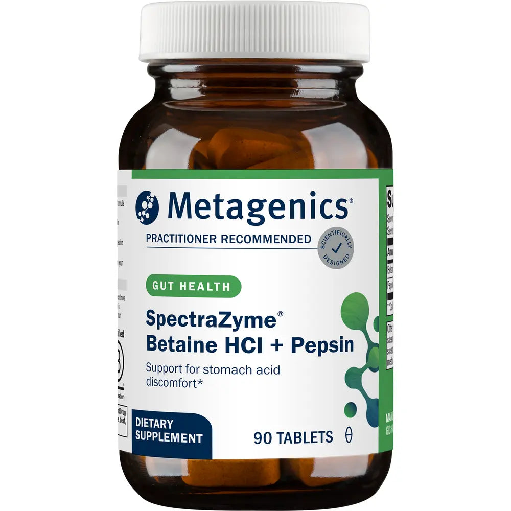 Megagenics SpectraZyme® Betaine HCI + Pepsin 90 Tablets