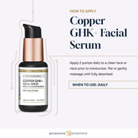 Quicksilver Copper GHK+ Facial Serum with Cycloastragenol