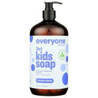 EVERYONE: Everyone Kids 3in1 Lavender Soap,32oz - Gentle|Multi-use