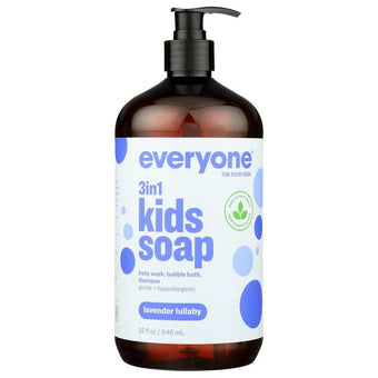 compare product EVERYONE: Everyone Kids 3in1 Lavender Soap,32oz - Gentle|Multi-use