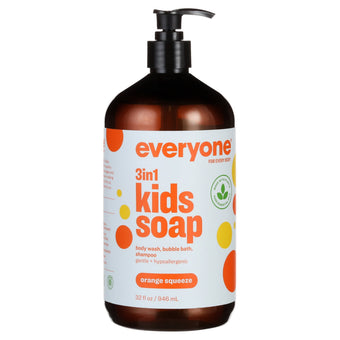 compare product Everyone 3-in-1 Kids Soap – Orange Squeeze - 32 Fl Oz