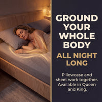 GAYA™ Grounding Pillow Case - Gray