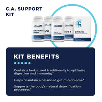 Cellcore CA Support Kit 3-Month Protocol (Treats  Yeast Overgrowth, Gut Imblances)