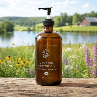 compare product Pure Organic Cold Pressed Hexane-Free Castor Oil