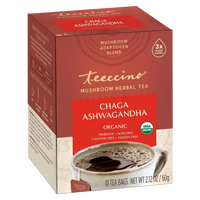 Chaga Ashwagandha Butterscotch Cream Mushroom Herbal Tea