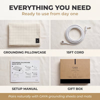 GAYA™ Grounding Pillow Case - Off White